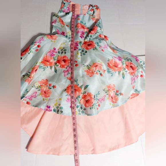 Wonder Nation Girls Special Occasions Dress Wedding Easter Spring Sz 10 High Low - Picture 6 of 9